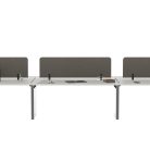 Flat 6'lı WS Masa_18mm_Beyaz Tabla_Gri Ayak_01