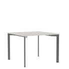 Flat Kare Toplantı Masası_100x100_18mm_Beyaz Tabla_Gri Ayak_01