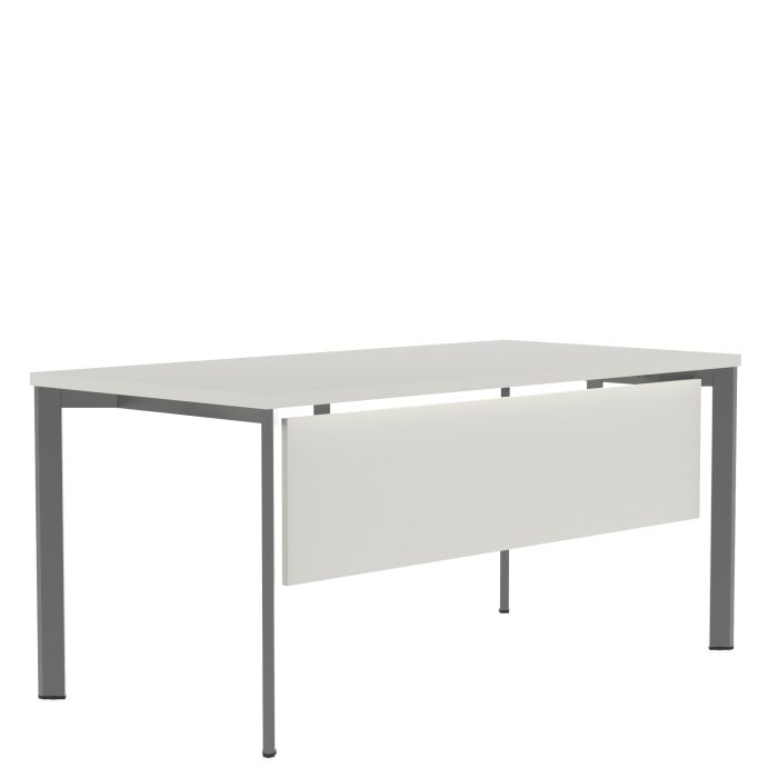 Flat Masa_160x80_Beyaz Tabla_Gri Ayak_01